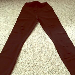 ALO High Waist Warrior Leggings, L